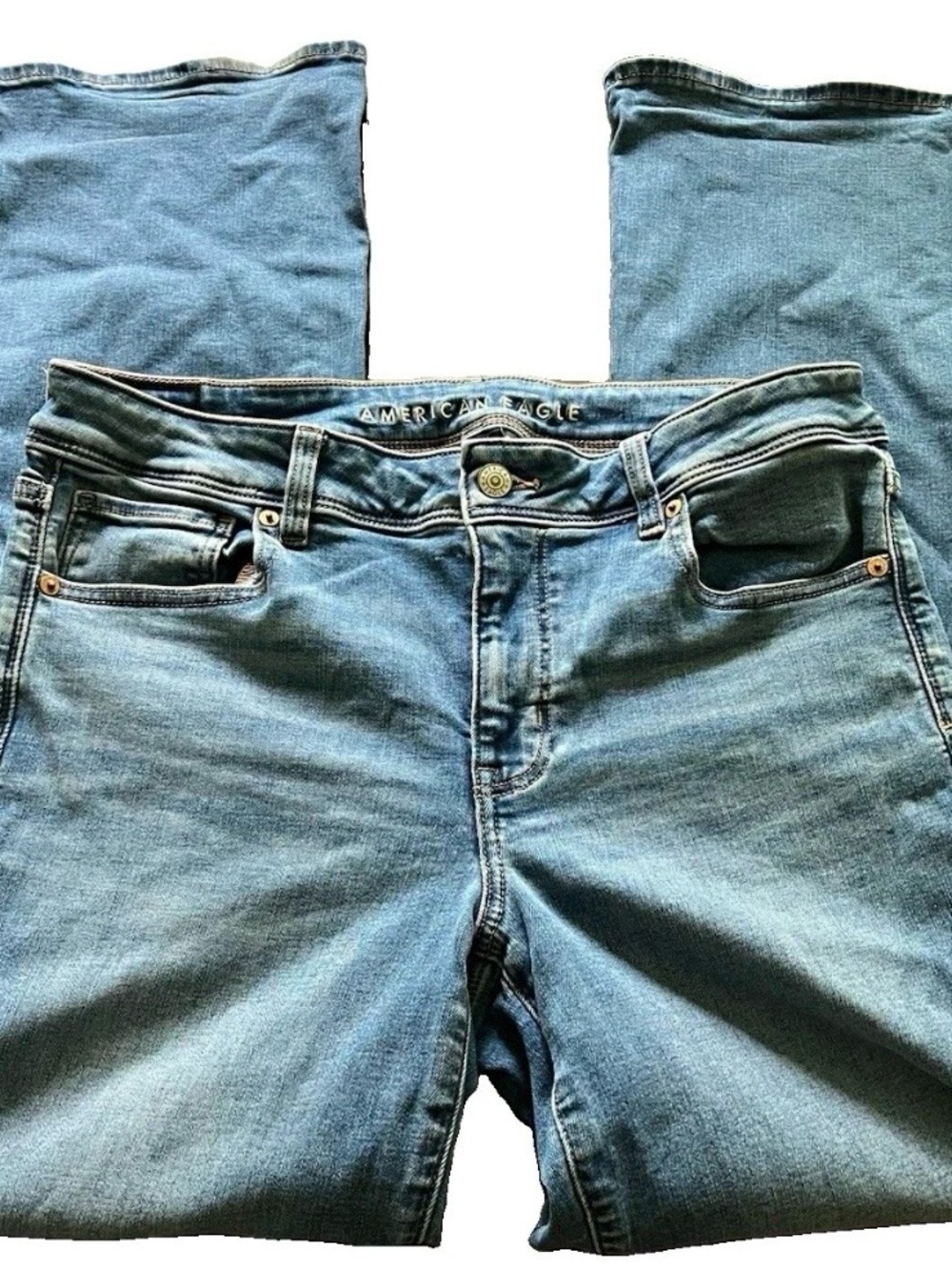 American Eagle Outfitters Kick Boot Jeans 12 Next Level Stretch